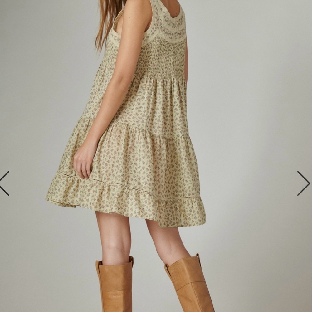 Lucky Brand tiered Dress NWT - Picture 2 of 5
